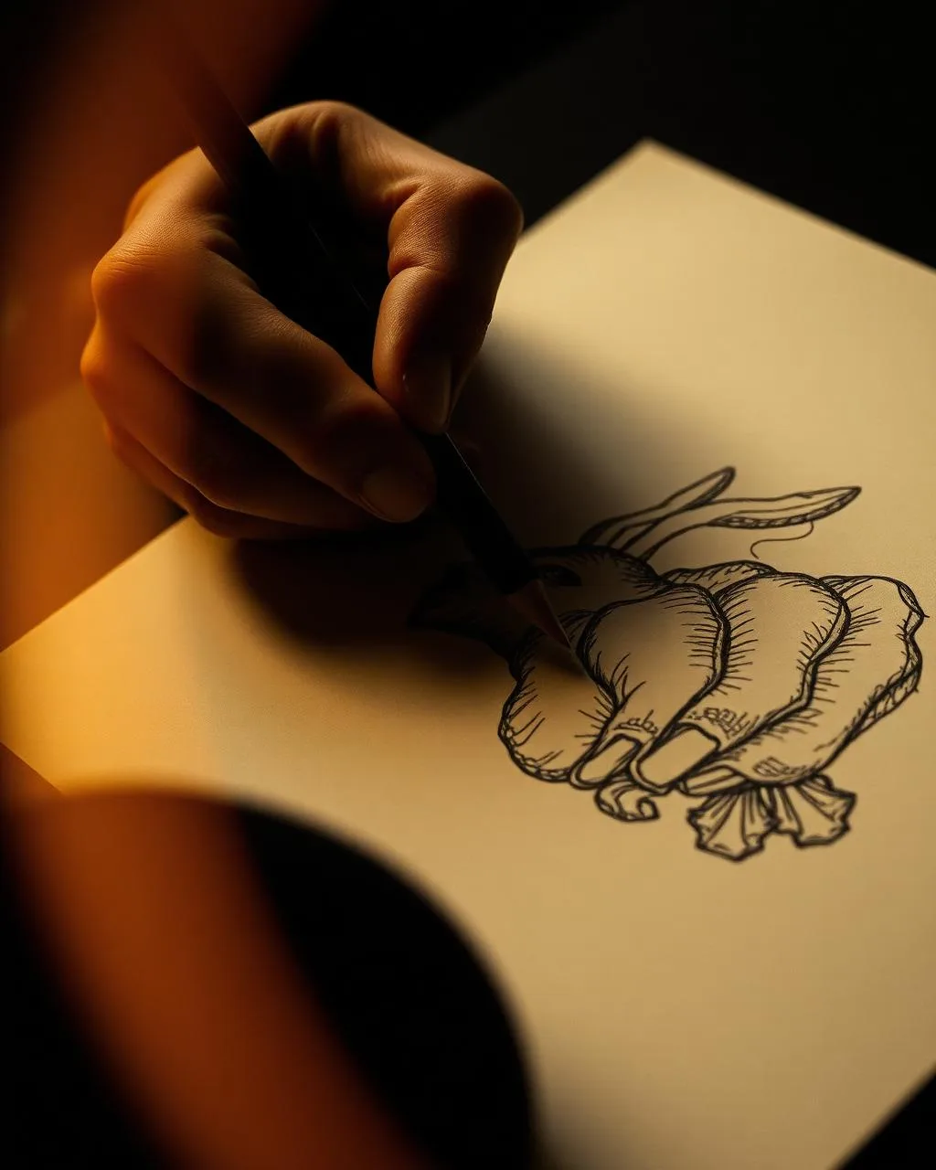Drawing — chapter in Calvin's journey